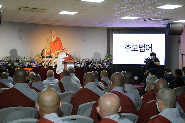 재단법인 선학원이 주최한 ‘만해 한용운 스님 78주기 만해추모재’ 모습.